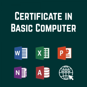 Certificate in Basic Computer